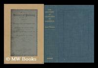 cover of The History of Printing in America : with a Biography of Printers and an Account of Newspapers
