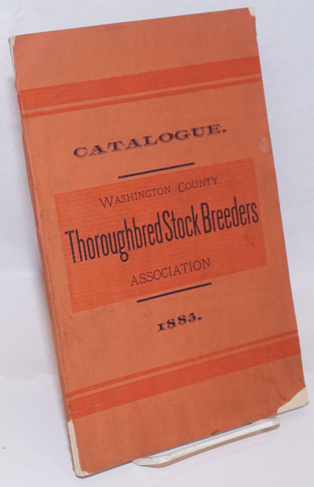 Catalogue of the Washington County Thoroughbred St