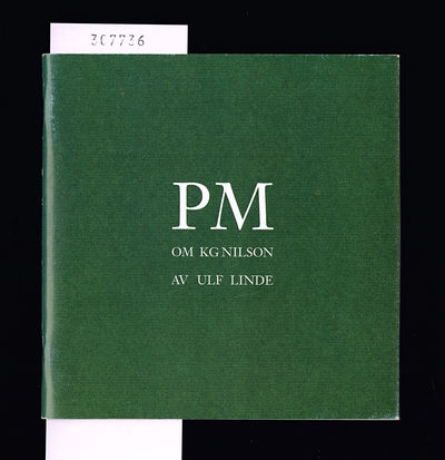 PM om KG Nilson. [Sex serigrafier utförda i…