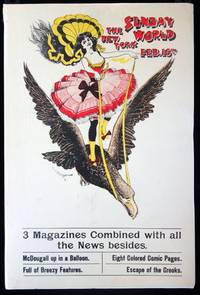 The New York Sunday World Feb. 16th c1895 - Adventurous Miniature Woman Rides a Hawk