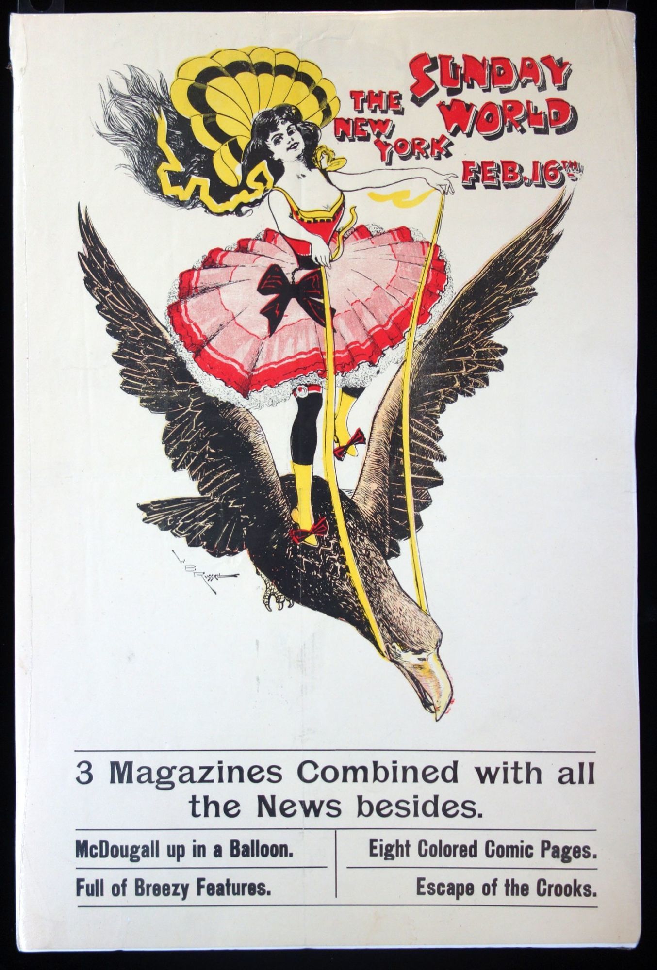 The New York Sunday World Feb. 16th c1895 - Advent