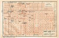 Baedeker City Plan: Map of Salt Lake City