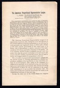 The American Proportional Representation League