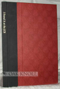 I FOUND IT AT THE JCB, SCHOLARS AND SOURCES