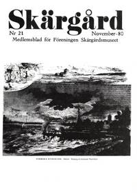 Skärgård. Nr 21. November - 80. Medlemsblad för…