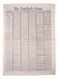 The New-York Times ... April 15, 1865 ... Awful Event. President Lincoln Shot by an Assassin. The Deed Done at Ford's Theatre Last Night