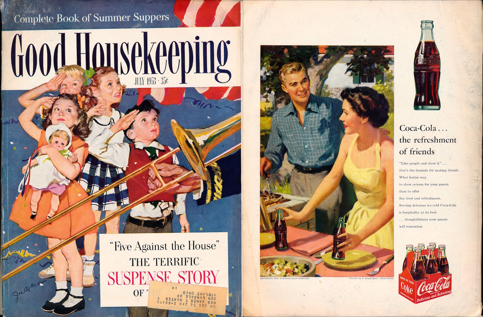Good Housekeeping (Vintage Americana magazine, Jul 1953) by Finney