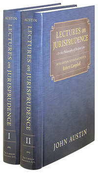 Lectures on Jurisprudence or the Philosophy of Positive Law. 5th ed.. by John; Robert Campbell (editor) Austin - Hardcover - 2014 - from The Lawbook Exchange Ltd (SKU: 38764)