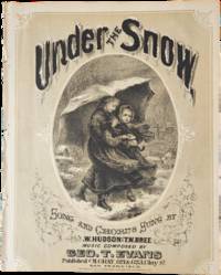 “Under the Snow” Sheet Music with Lithograph by African-American Artist Grafton Tyler Brown