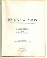 ERINNA TO BAUCIS With an Epigram by Antipater of Sidon