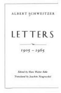 Letters, 1905-1965