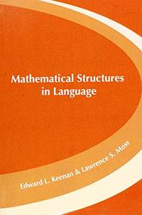 Mathematical Structures in Languages