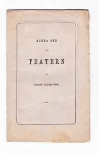 Några ord om teatern med särskildt afseende på Kungl. Teaterkomiténs underdåniga...