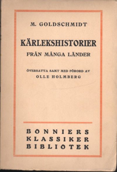 KÄRLEKSHISTORIER FRÅN MÅNGA LÄNDER.