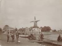 Gorinchem. Buiten de waterpoort. [Original photograph - Gorcum, ca. 22.5 x 16 cm - 'mothercard' to make a… by J.M. (1844-1912) Schalekamp - ca. 1890-1900 - from Acanthus Antiquariaat (SKU: B7244)