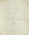 Editor's Holograph Manuscript of THE DIARIES OF LEWIS CARROLL, NOW FIRST EDITED AND SUPPLEMENTED by ROGER LANCELYN GREEN. Vol. I: 1855-67 Vol. II: 1867-98