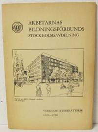 Arbetarnas Bildningsförbunds Stockholmsavdelning.…