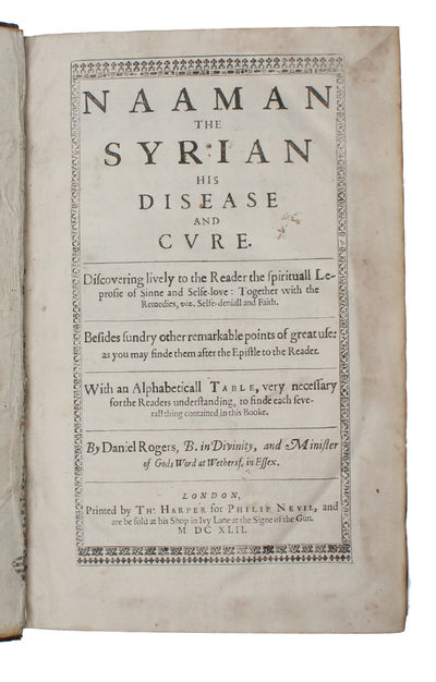 Naaman the Syrian his disease and cure.…
