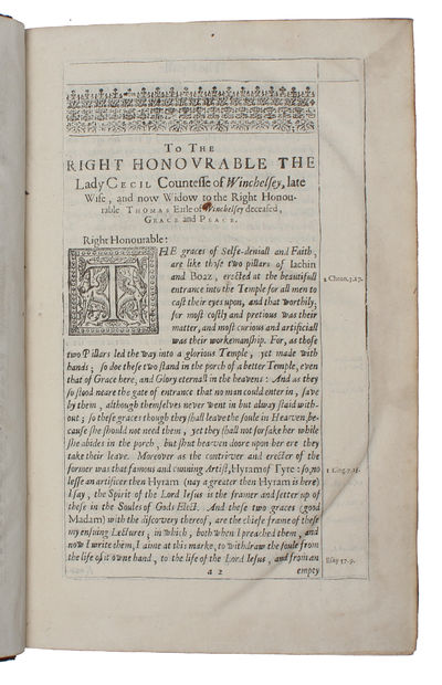 Naaman the Syrian his disease and cure. Discovering lively to the reader the spirituall leprosie of sinne and selfe-love: Together with the Remedies, viz. selfe-deniall and faith, (photo 4)