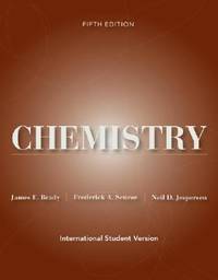 Chemistry: The Study of Matter and Its Changes by Brady, James E - 2008