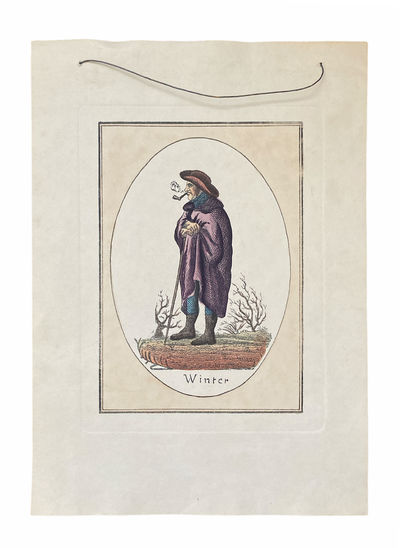 "The Four Seasons" (Hand-colored Etchings)