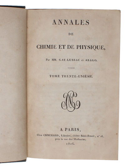 Des Changemens dans la système de Minéralogie chimique, qui doivent nécessairement résulter de la proprieté qur possèdent les corps isomorphes, de se remplacer mutuellement en proportions indéfinies. - [ATOMIC WEIGHT OF ELEMENTS] (photo 3)