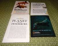 Dinosaur Map Set: Lot of 4 (National Geographic Maps) by NatGeo - 1990s