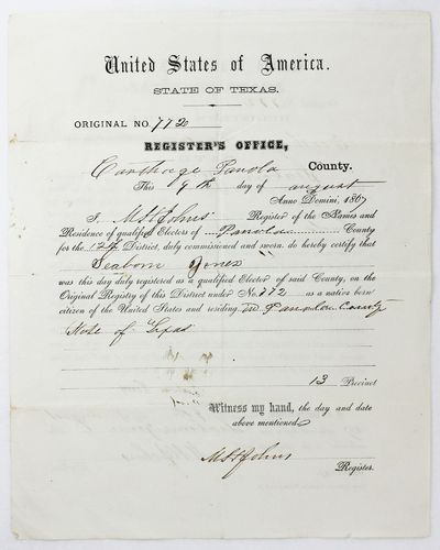 Elector Certificate and Oath [caption...