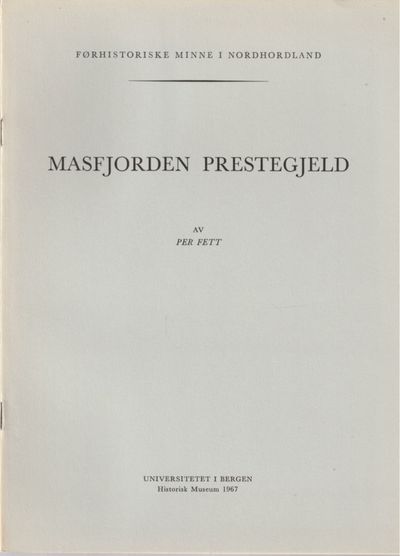 Masfjorden prestegjeld. Førhistoriske minne i…