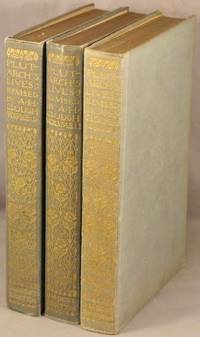 cover of Plutarch's Lives; The Dryden Plutarch Revised by Arthur Hugh Clough. 3 volumes.
