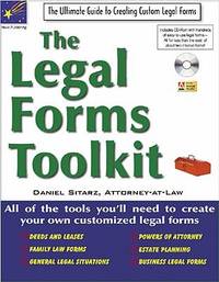 The Legal Forms Toolkit: The Ultimate Guide to Creating Custom Legal Forms [With CDROM]