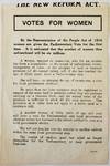 Votes For Women: "Every qualified woman should see that she gets the vote," 1918