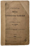Catalog der Bibliothek der Astronomischen Gesellschaft.