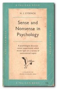 image of Sense And Nonsense In Psychology