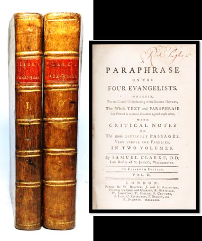 A Paraphrase on the Four Evangelists .... [1771 Two-Volume Set] [Enlightenment Theology]