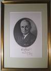 A Signed Engraving Of President Harry Truman