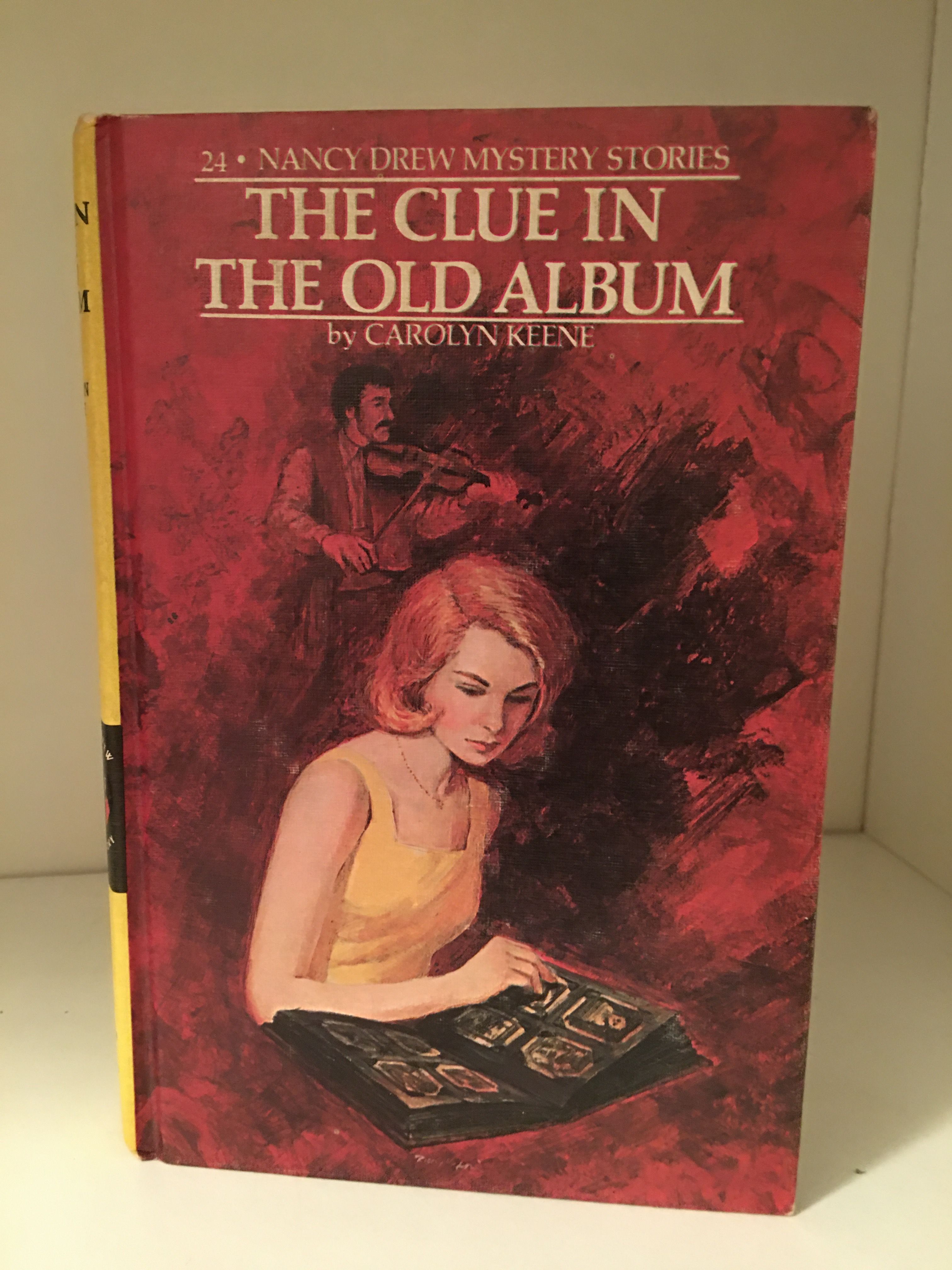Nancy Drew #24: The Clue In The Old Album – Hardcover By Carolyn Keene – Good Condition, Vintage Mystery