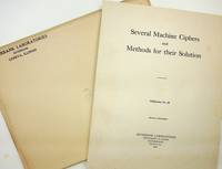Riverbank Publications No. 20 Several Machine Ciphers and Methods for Their Solution...2nd Impression