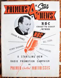 image of Palmer's 4 Star News. NBC Network Coast to Coast. A Startling New Radio Promotion Compaign on Palmer Quilted Mattresses