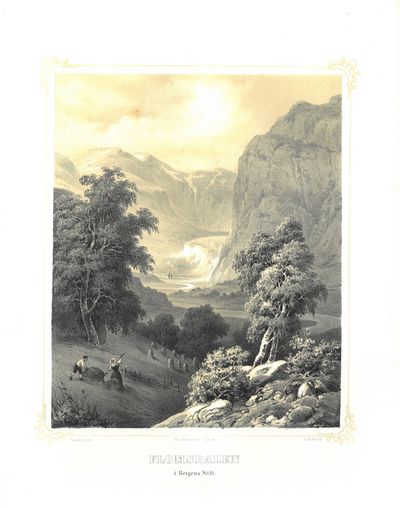 Flomsdalen i Bergens Stift. Fearnley pinx.