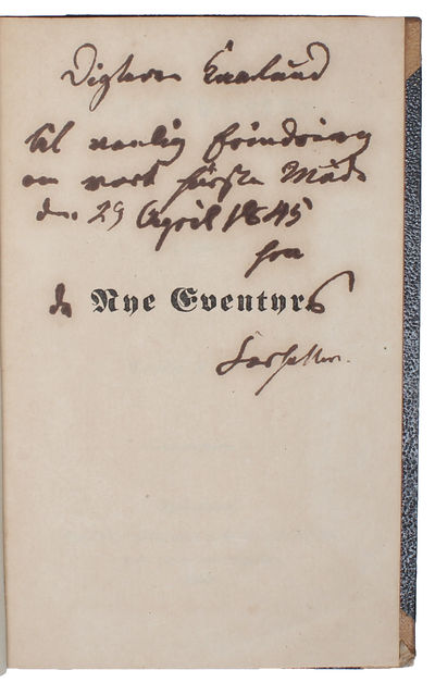 A truly splendid and unique collection of 23 Hans Christian Andersen-items that together tell the true story of Andersen's life and sheds light on all aspects of his life and work. The collection is divided into the following (full descriptions belo... - [MAGNIFICENT HANS CHRISTIAN ANDERSEN-COLLECTION] (photo 15)