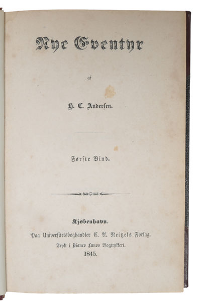 A truly splendid and unique collection of 23 Hans Christian Andersen-items that together tell the true story of Andersen's life and sheds light on all aspects of his life and work. The collection is divided into the following (full descriptions belo... - [MAGNIFICENT HANS CHRISTIAN ANDERSEN-COLLECTION] (photo 21)