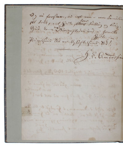 A truly splendid and unique collection of 23 Hans Christian Andersen-items that together tell the true story of Andersen's life and sheds light on all aspects of his life and work. The collection is divided into the following (full descriptions belo... - [MAGNIFICENT HANS CHRISTIAN ANDERSEN-COLLECTION] (photo 35)