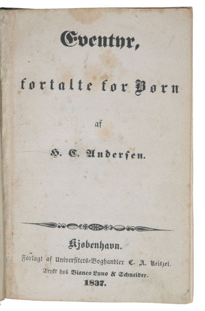 A truly splendid and unique collection of 23 Hans Christian Andersen-items that together tell the true story of Andersen's life and sheds light on all aspects of his life and work. The collection is divided into the following (full descriptions belo... - [MAGNIFICENT HANS CHRISTIAN ANDERSEN-COLLECTION] (photo 60)