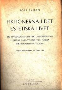 Fiktionerna i det estetiska livet. En…
