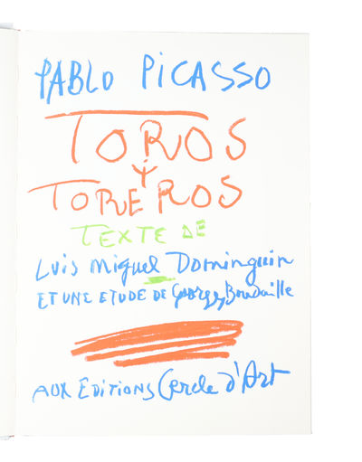 Picasso. Toros y Toreros. - [SIGNED BY PICASSO] (photo 10)