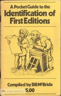 POCKET GUIDE TO THE IDENTIFICATION OF FIRST EDITIONS