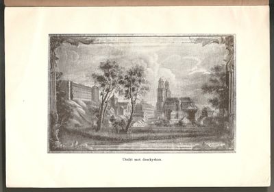 Fyra Uppsala-bilder från 1700-talet.