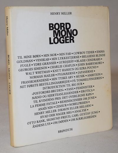 Bord monologer.
