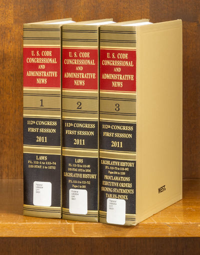 United States Code Congressional And Administrative News 2011 Pts 1-3